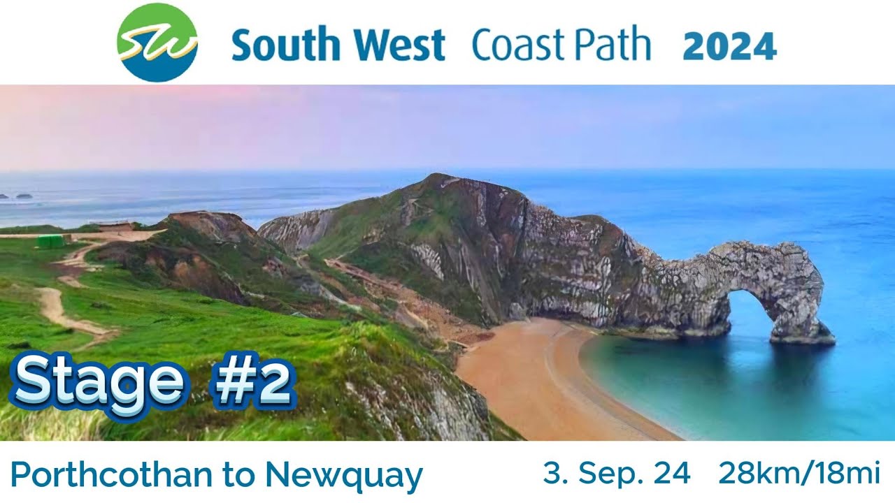 South West Coast Path - SWCP #2 - Porthcothan nach Newquay