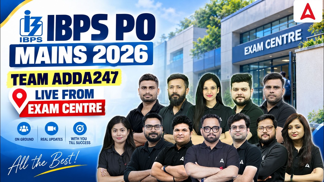 IBPS PO Mains 2026 Exam Analysis LIVE 🔴 | Team Adda247 Live From Exam Centre | Real Exam Updates