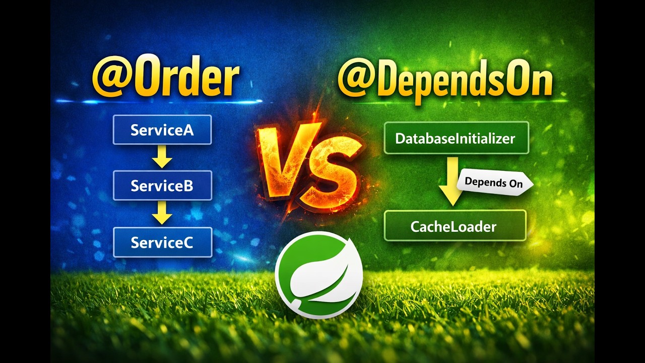 Spring Boot @Order vs @DependsOn  in 9 Minutes | Complete Explanation | Hands On