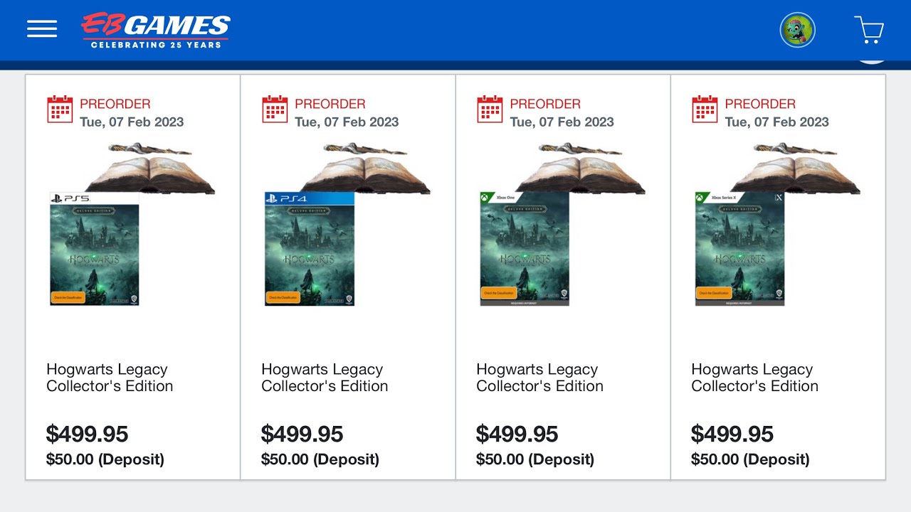 Hogwarts Legacy Collector's Edition is available for PREORDER in Australia!!😫😫😫😫😩
