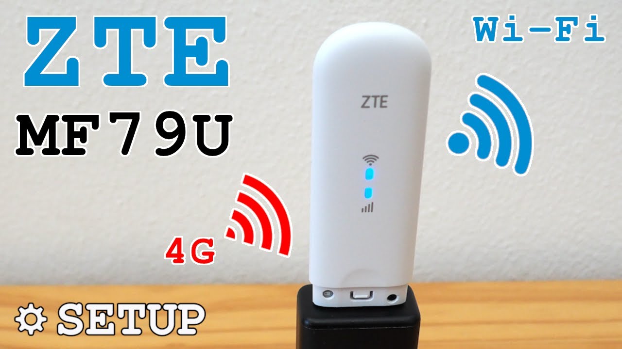 ZTE MF79U modem USB Wi-Fi 4G LTE • Unboxing, installation, configuration and test