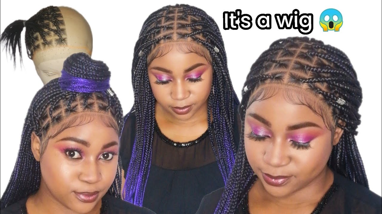 DIY knotles Frontal Braided Wig | Hair Ventilation | Detaild Tutorial | Beginner friendly