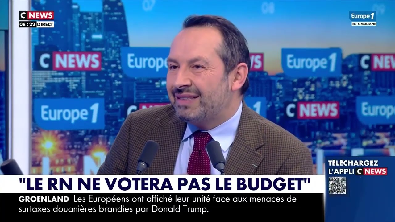 Sébastien Chenu : "On est prêts à faire tomber Sébastien Lecornu !" (CNEWS)