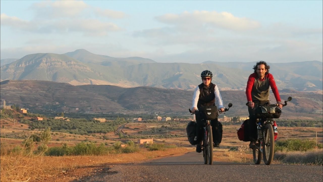 Cycling trip in Morocco, high atlas