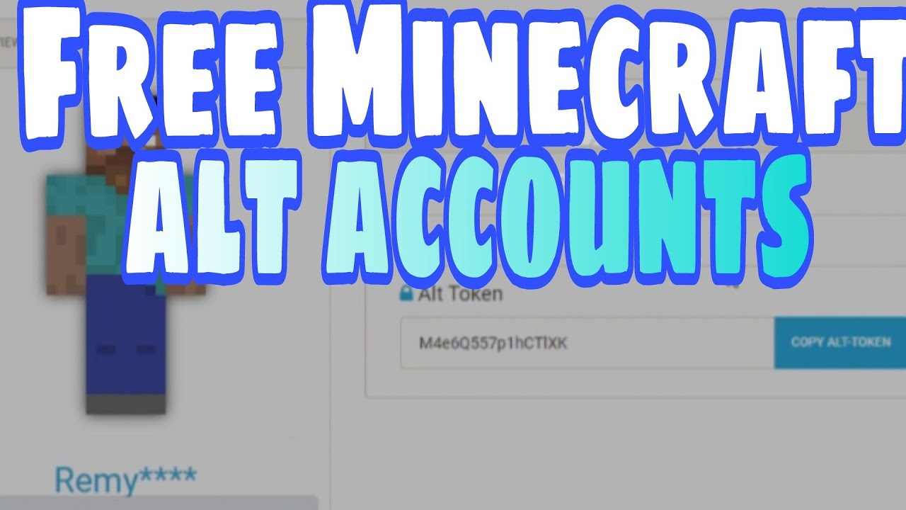 How To Get a Free Minecraft Alt Accounts || On The Way To 20 Subs