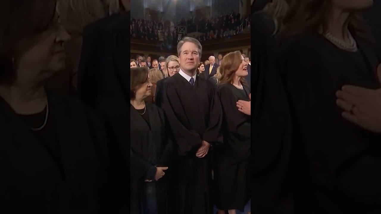 Trump Greets Supreme Court Justices at State of the Union