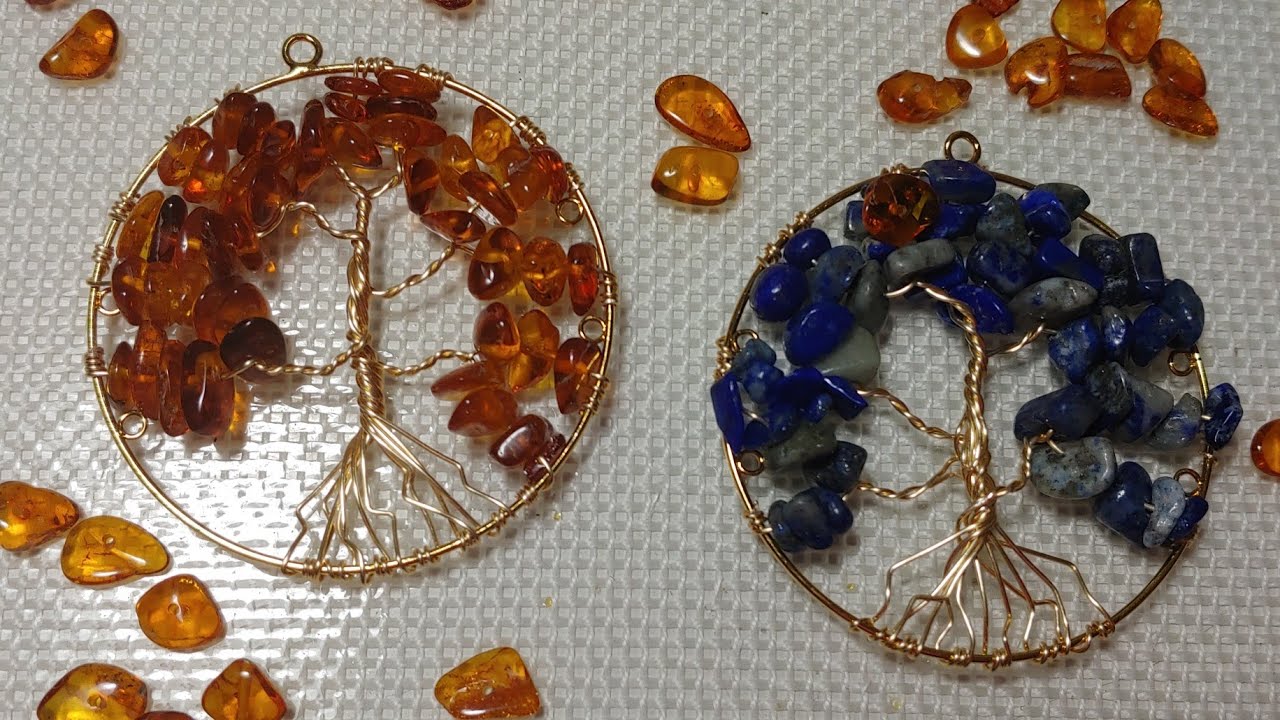Мастер класс Дерево жизни/Дерево счастья из камней Tree of life tutorial