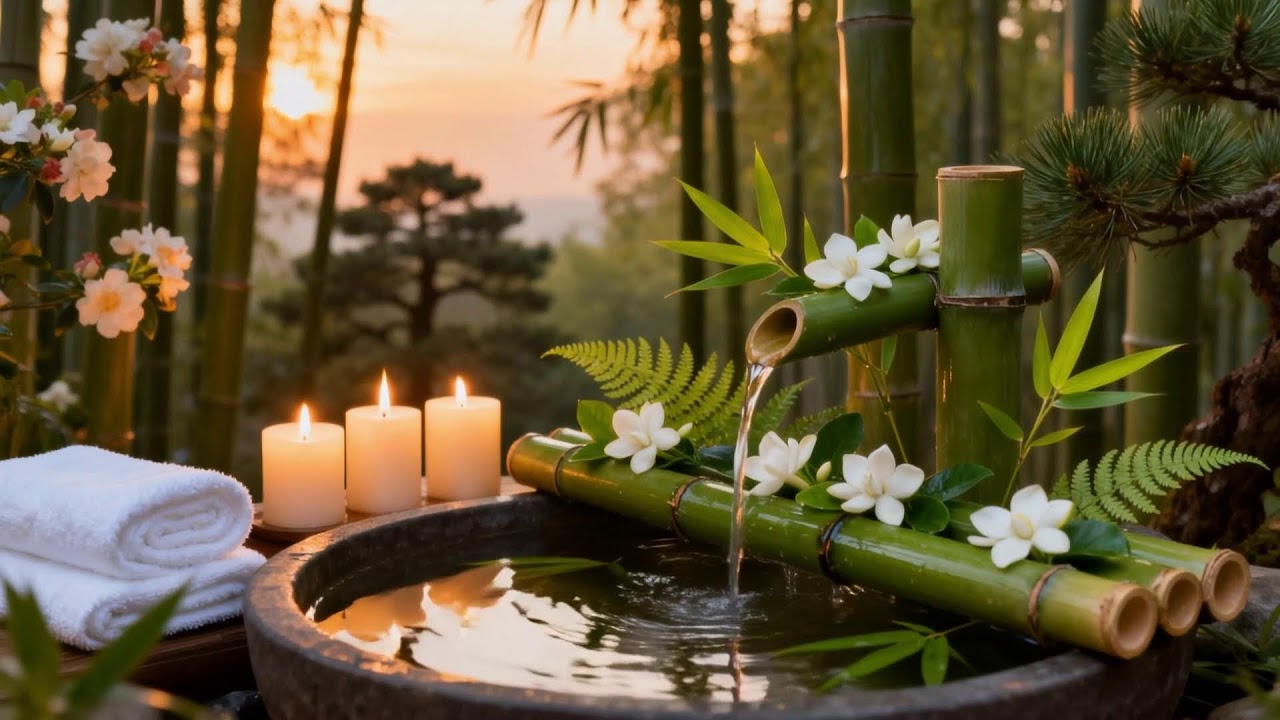 Soothing Relaxing Music 🌻 Peace of Mind, Anxiety Relief, Calm Water for 12 Hour Sleep 28