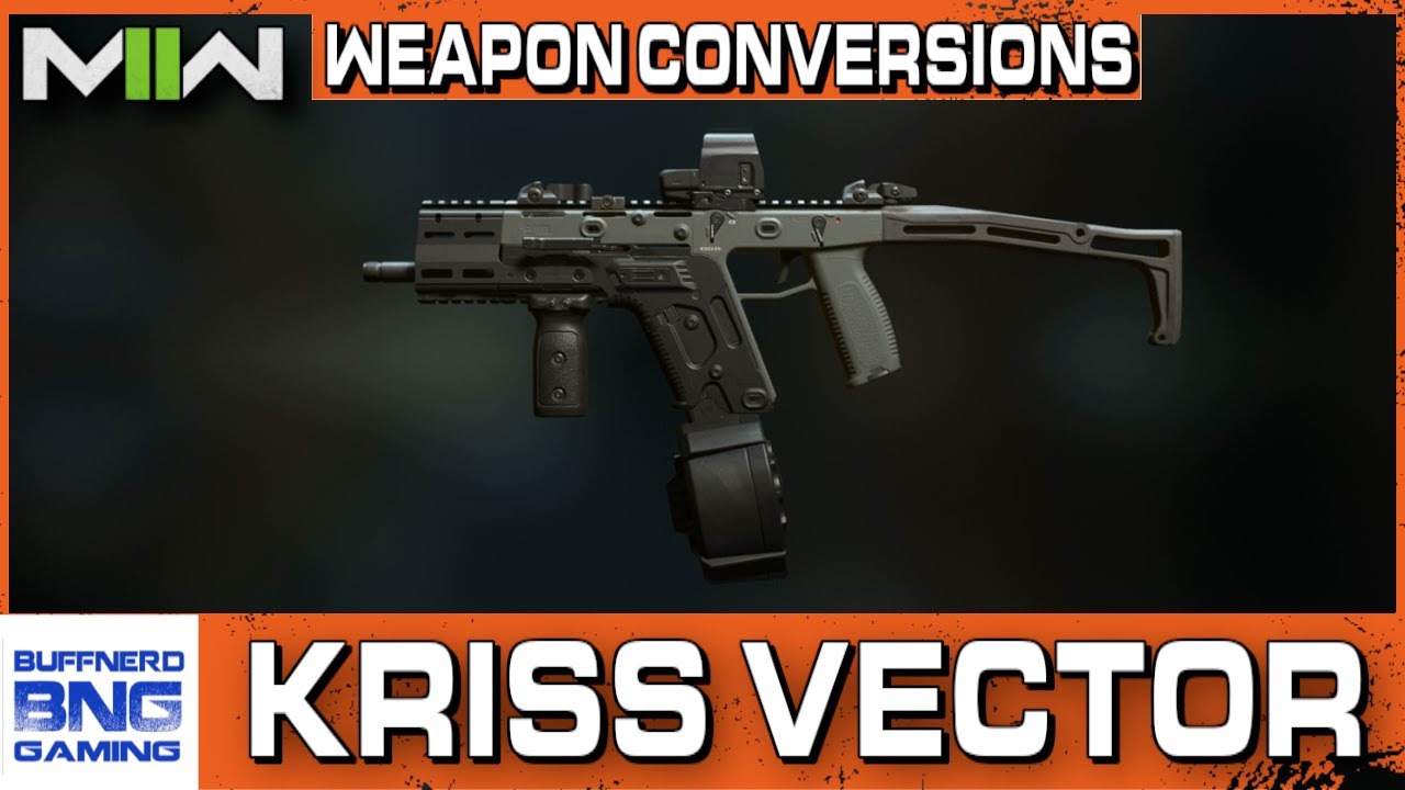 Kriss Vector Weapon Conversion - Call Of Duty Modern Warfare II