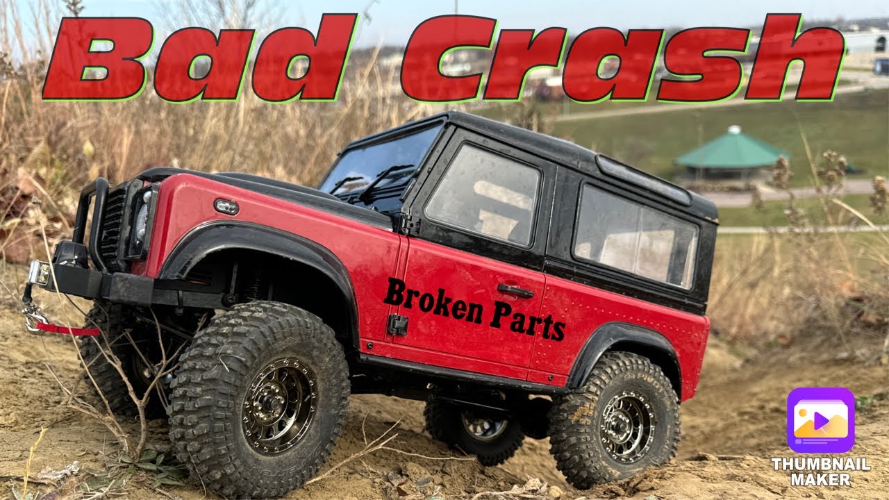 RC4WD Gelande II Land Rover D90 - RC Run & Crash