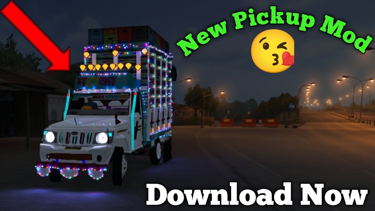 Bussid Pickup Mod Download | New Pickup Truck Mod 🔥