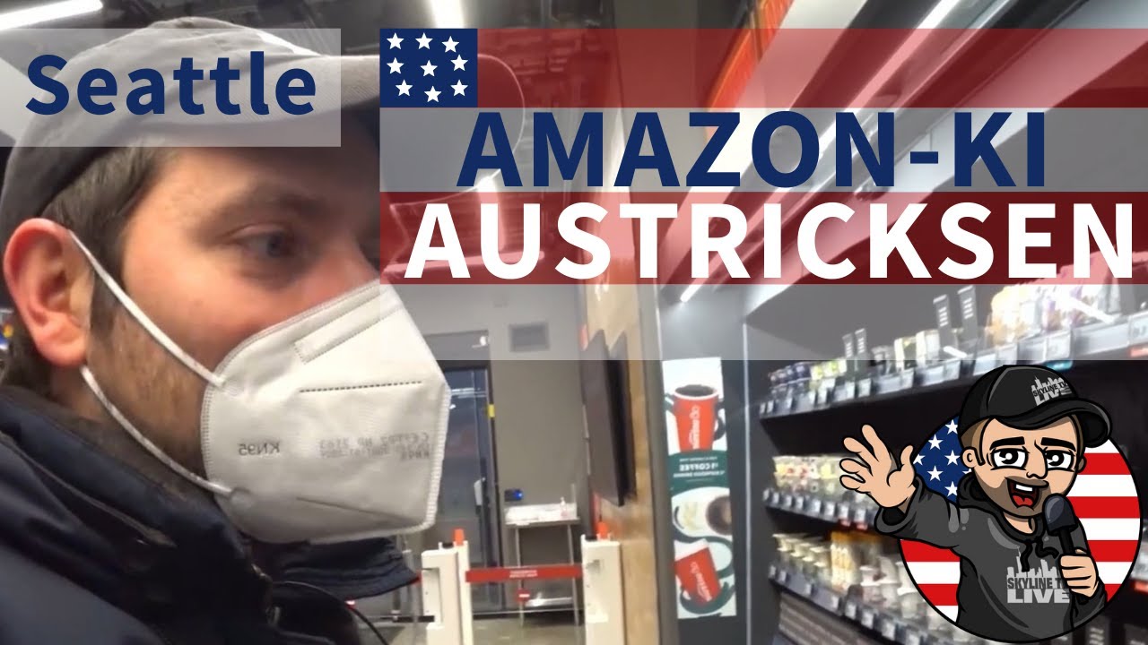 Diebstahl probieren im autonomen Amazon Go und Space Needle besuchen