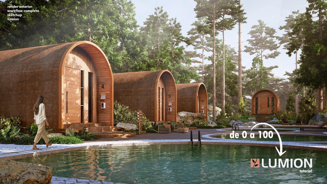 ¿Cómo hacer renders EXTERIORES🌳REALISTAS en Lumion ? (Guía Paso a Paso)🏡
