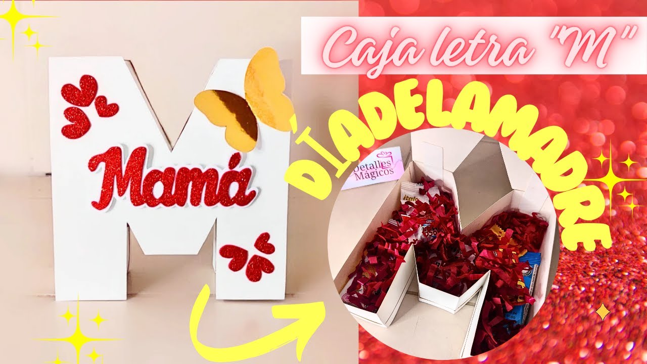 Cómo realizar un CAJITA EN FORMA de LETRA 