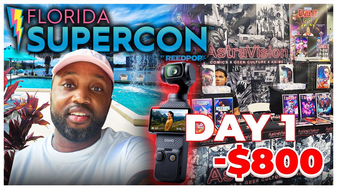1st Expirience at Florida's Supercon 2025 || Artist Alley VLOG (Ep5)