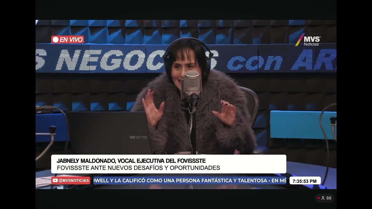 As&iacute; funciona el Programa de Justicia Social del FOVISSSTE | Entrevista en MVS a Jabnely Maldonado