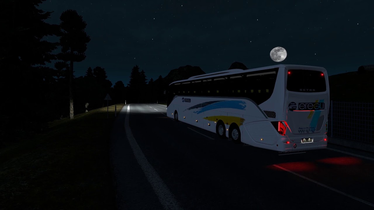 Euro Truck Simulator 2 Bus trip to Zaragoza with Setra S519HD