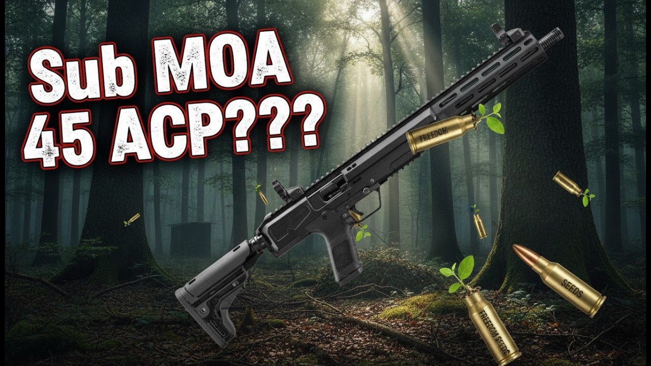 45acp Accuracy and Damage  Ruger LC Carbine insane accuracy!