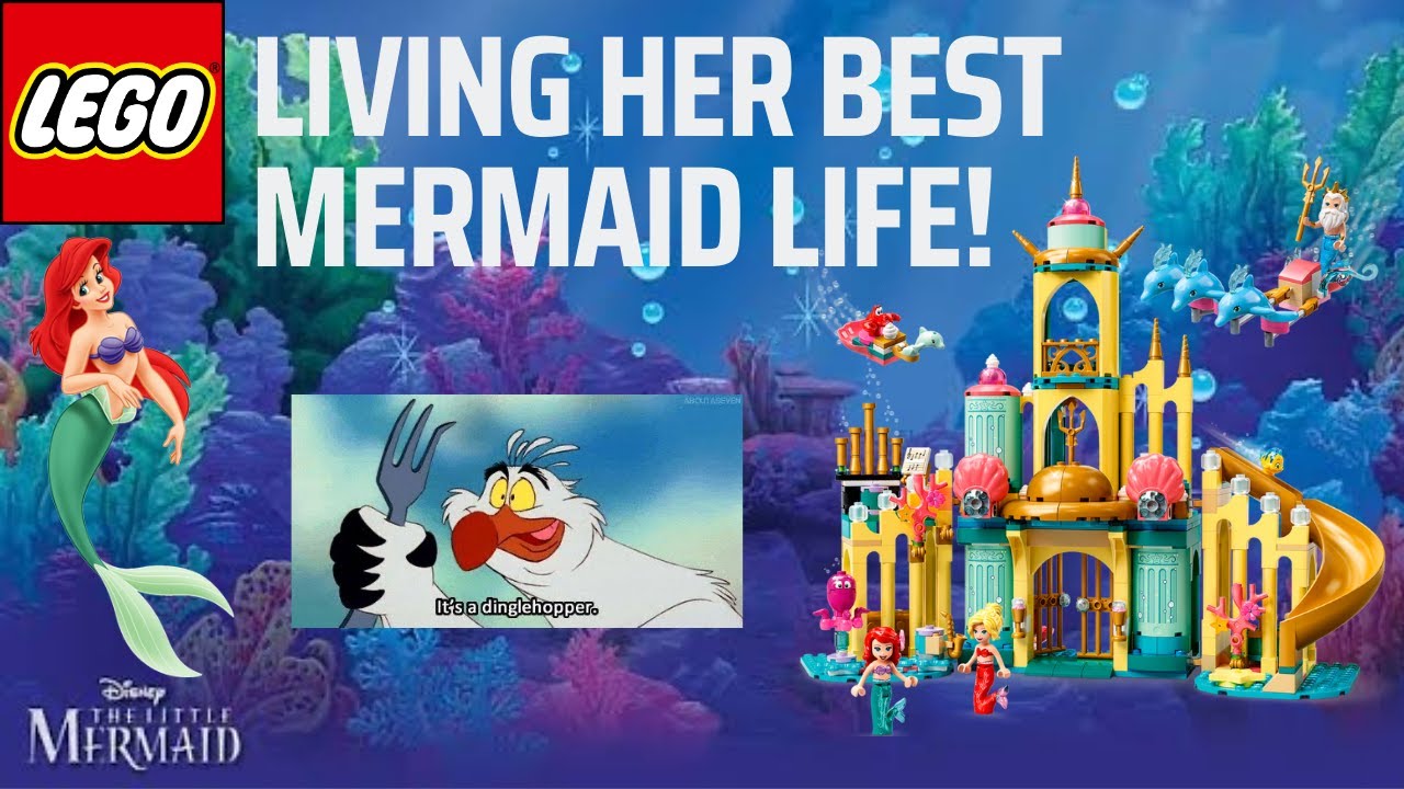 LEGO Disney Princess: The Little Mermaid's Underwater Castle Build & Review #43207
