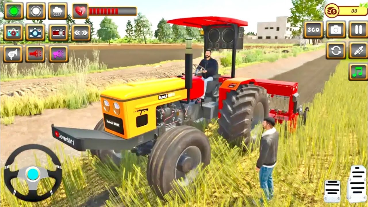 Modern Tractor Village Farming 3D Games - Andriod Gameplay