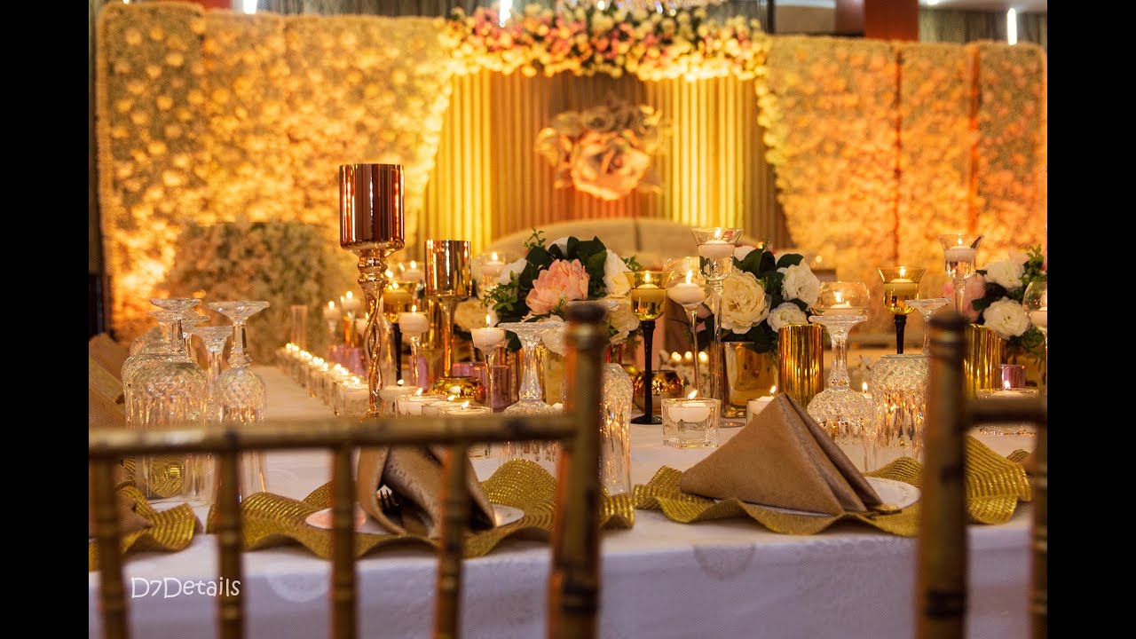 Beautiful Wedding Decoration venue || Nigerian Wedding
