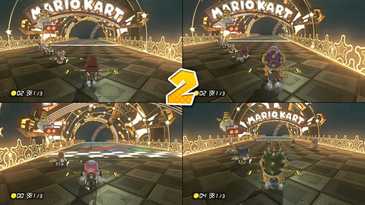 Mario Kart 8: Lightning Cup 150cc (4-Player)