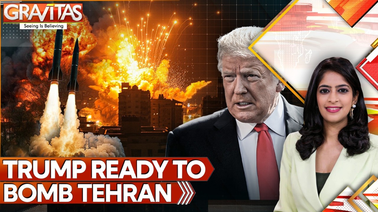 US-Iran War: Trump Ready to Bomb Tehran, Deploys B-1 Bomber, Envoys Flee City | Gravitas