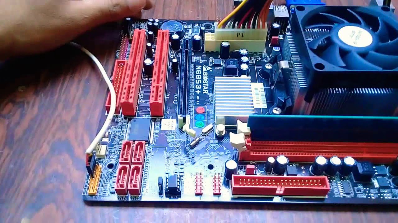 TARJETA BIOSTAR N68 S3  NO DA VIDEO.PROCESO DE REFLOW COMPLETO (VERDAD SOBRE EL PROCESO)
