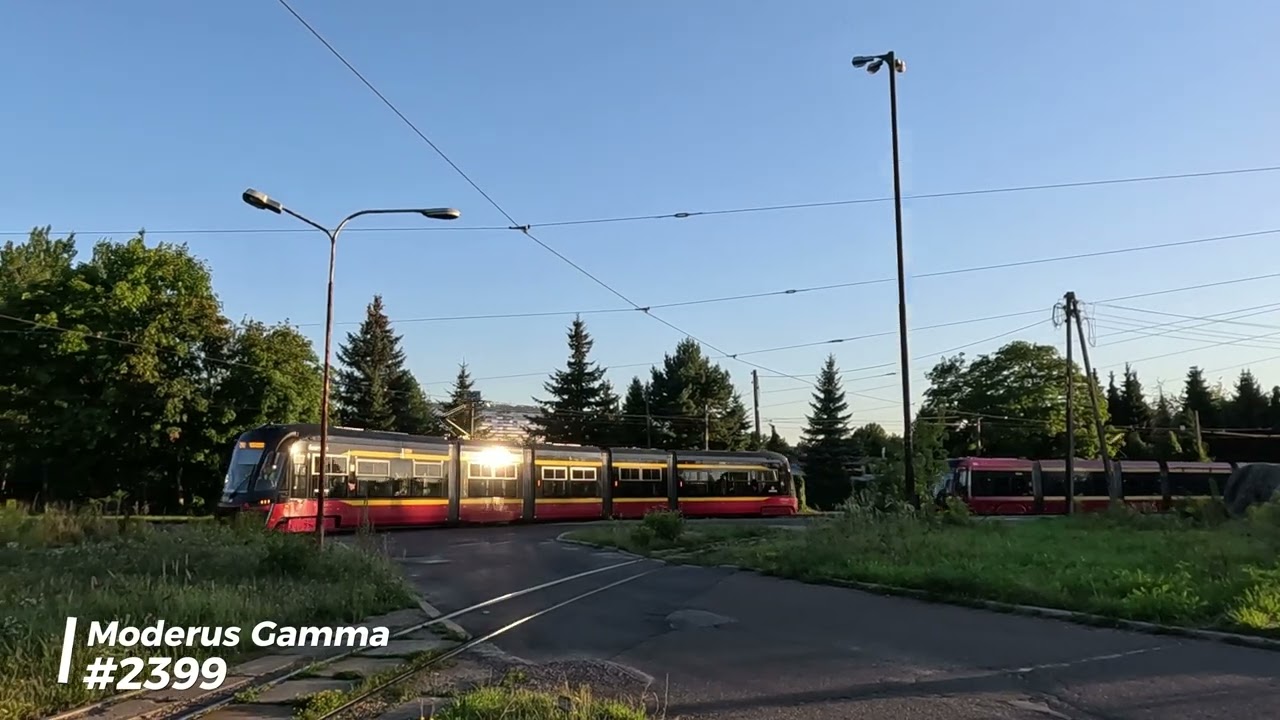 Zjazdy tramwaj&oacute;w do zajezdni Telefonicznej - MPK Ł&oacute;dź 13.08.2024