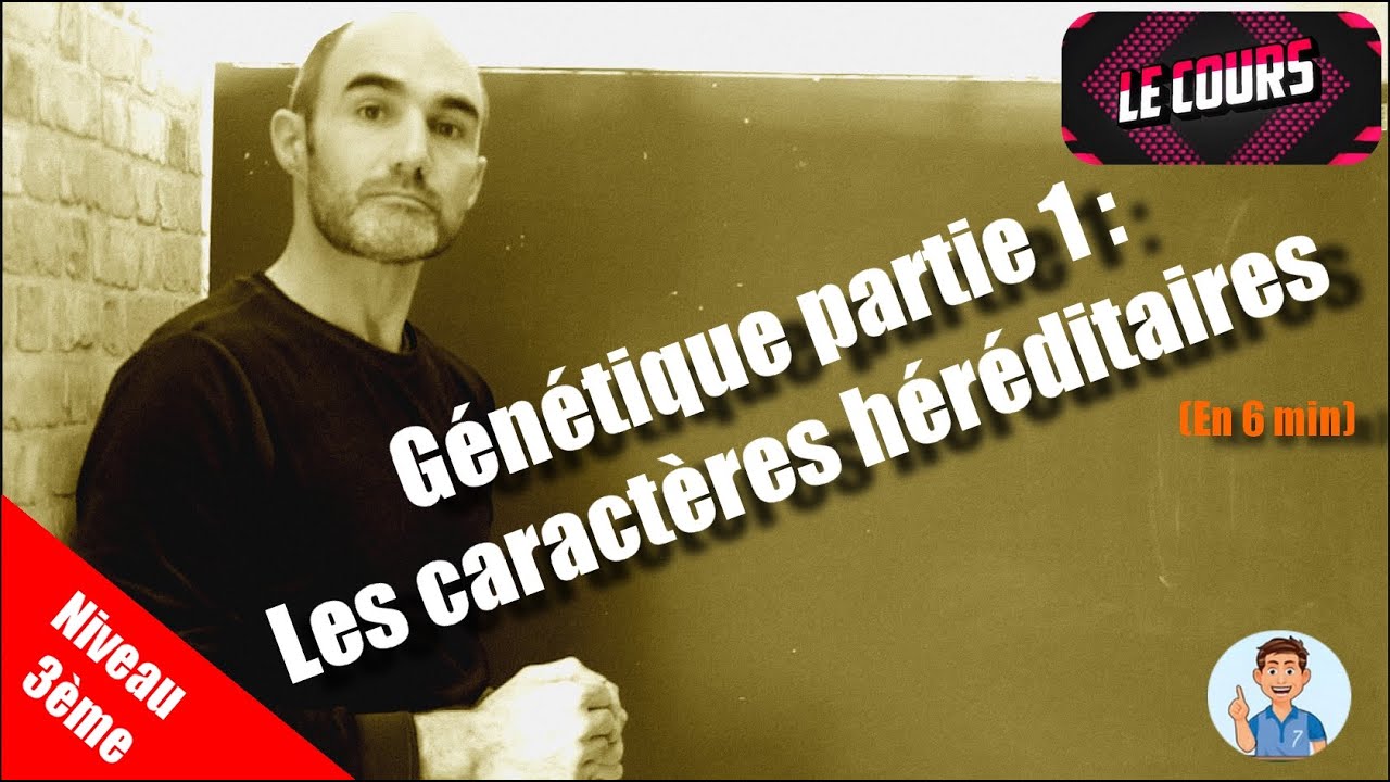 COURS 3ème : Génétique partie 1 : Les caractères héréditaires