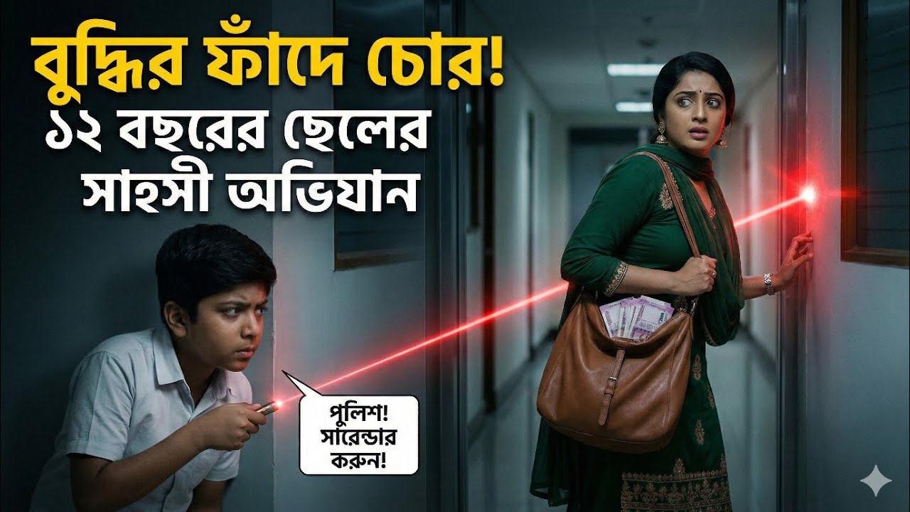 ১২ বছরের গোয়েন্দা | এক শিশুর বুদ্ধিতে বাঁচল ৫০ লক্ষ টাকা | Bangla Moral Story 2026