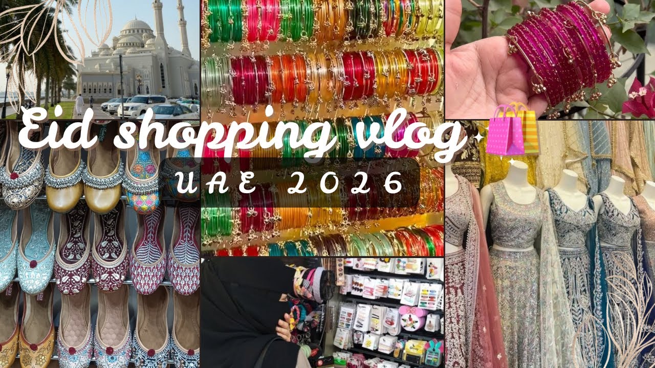 Eid Shopping in Dubai | Ramadan Vlog | Preparing for Eid 🌙✨