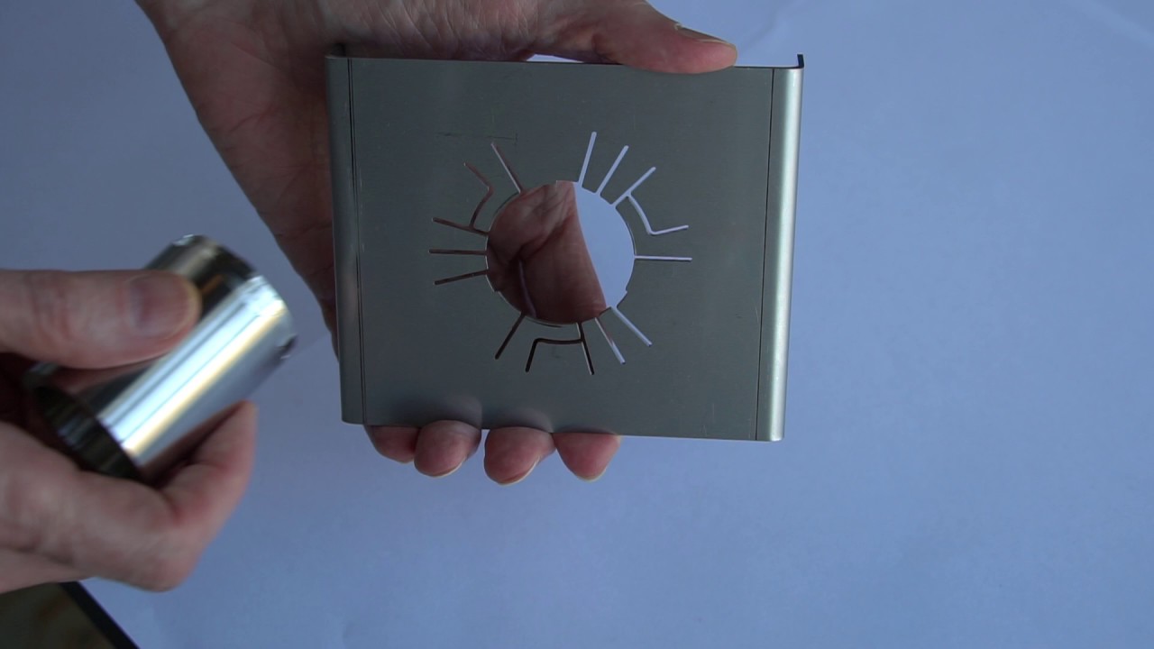 Sheet metal fastening:  Bayonet Mount