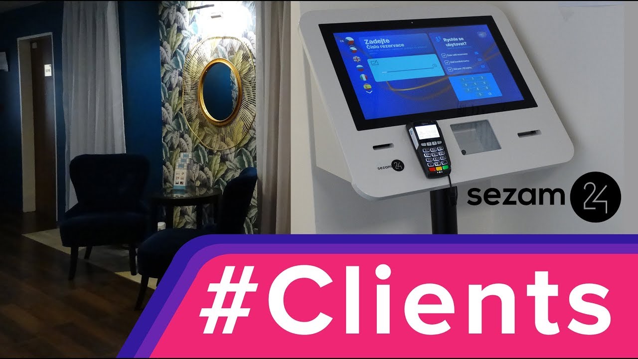 Self check-in terminal Sezam24 for best guest experience - Balu apartments