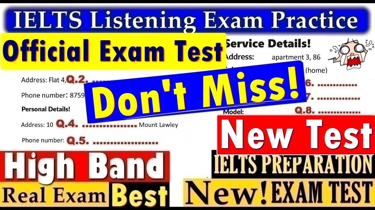 IELTS LISTENING PRACTICE TEST 2026 WITH ANSWERS | 05.08.2026