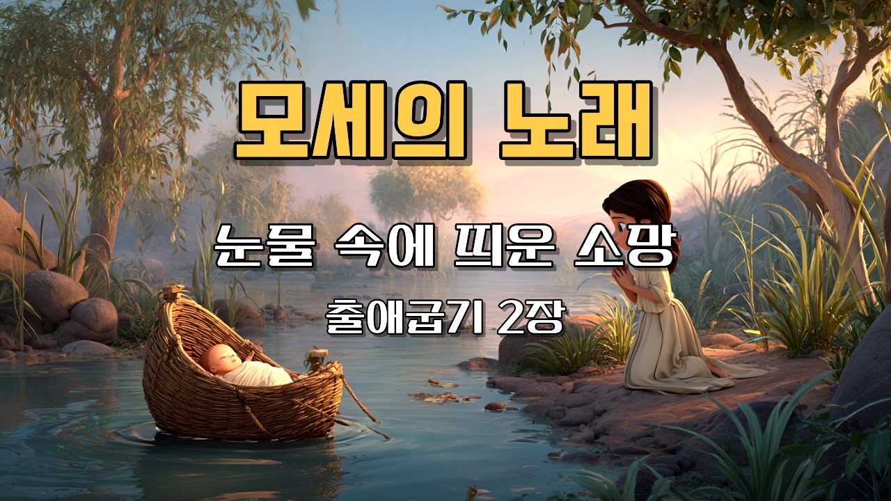 [모세의 노래] 눈물 속에 띄운 소망 🌿｜어머니의 믿음으로 시작된 모세의 여정｜#CCM