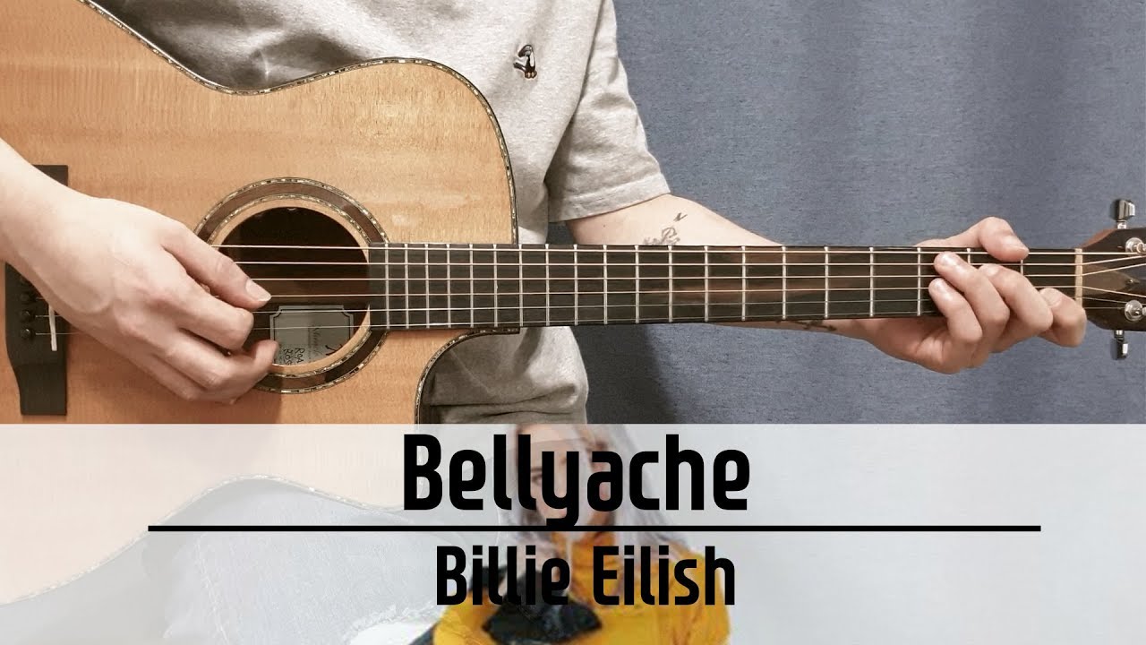 Billie Eilish - Bellyache (Guitar Cover) ┃[기타 커버, 코드, 악보]