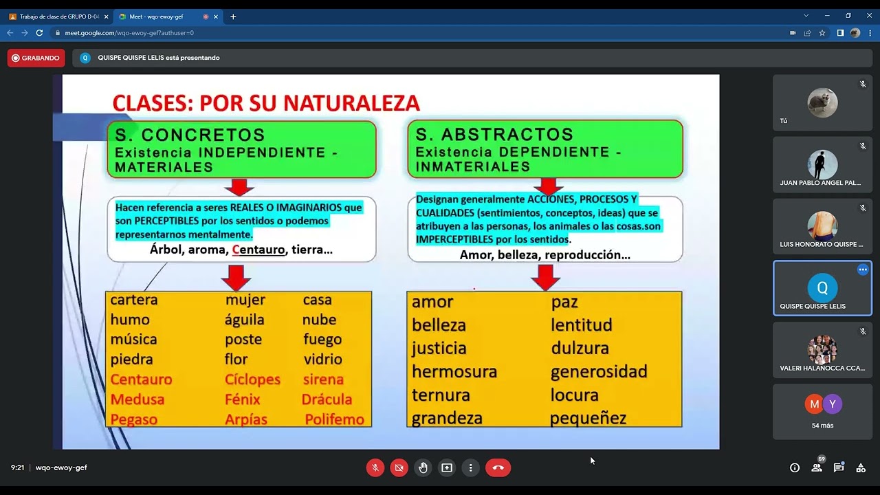 SUSTANTIVO PARTE 2  CEPRU 2022