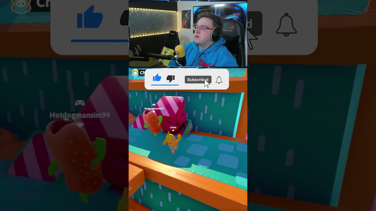 Fall Guys Slime Climb Style Map #fallguys #fallguyscustoms #youtubegaming #livegaming #shortsclip