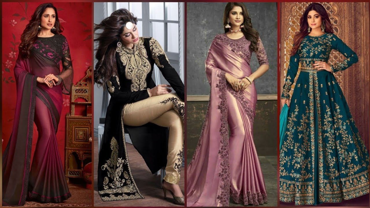 فساتين هنديه فخمة ج1 فساتين متميزة و مشهورة  ❤️Indian Dresses for Party  p1