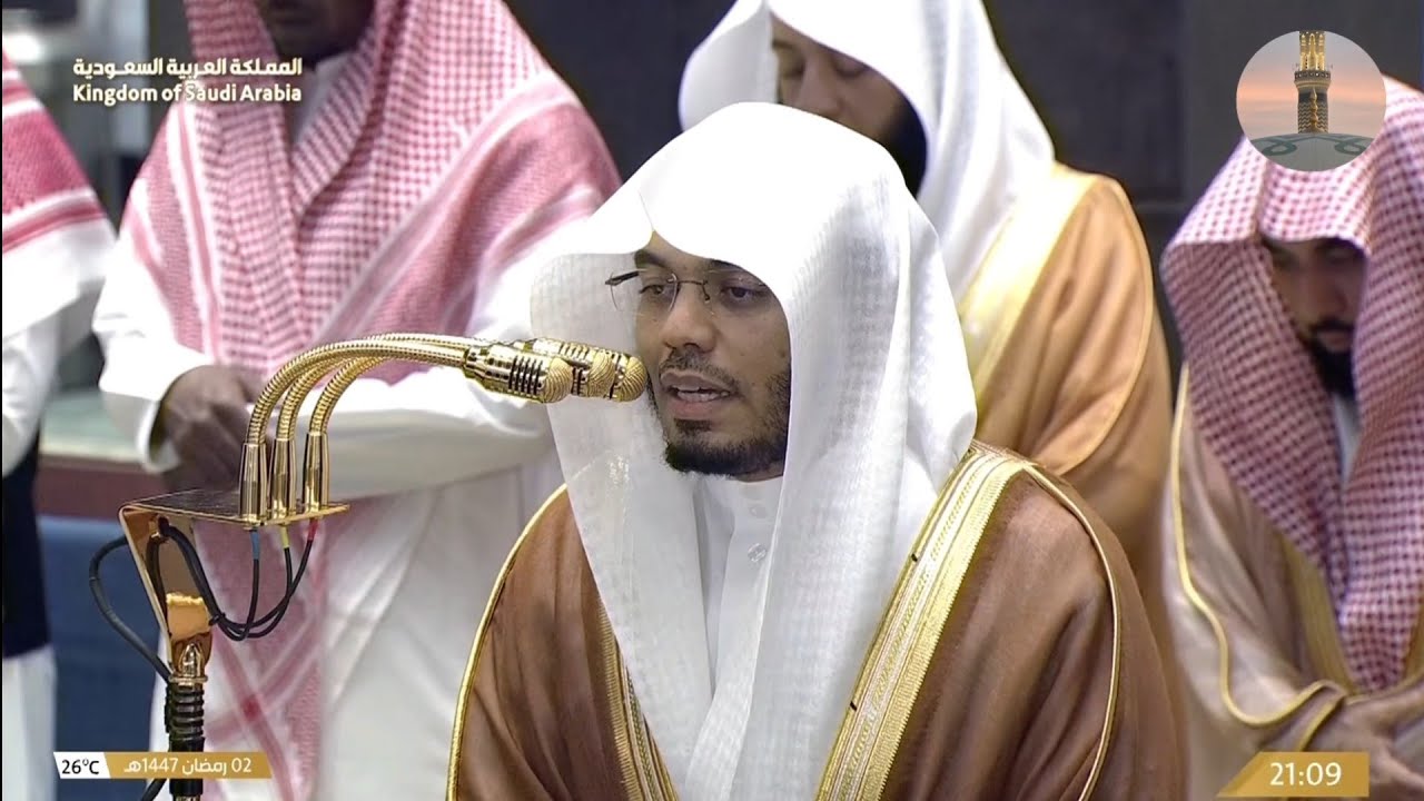 Sheikh Yasser al Dosari leading Taraweeh (5th and 6th Rakaats 3 Ramadan 1447