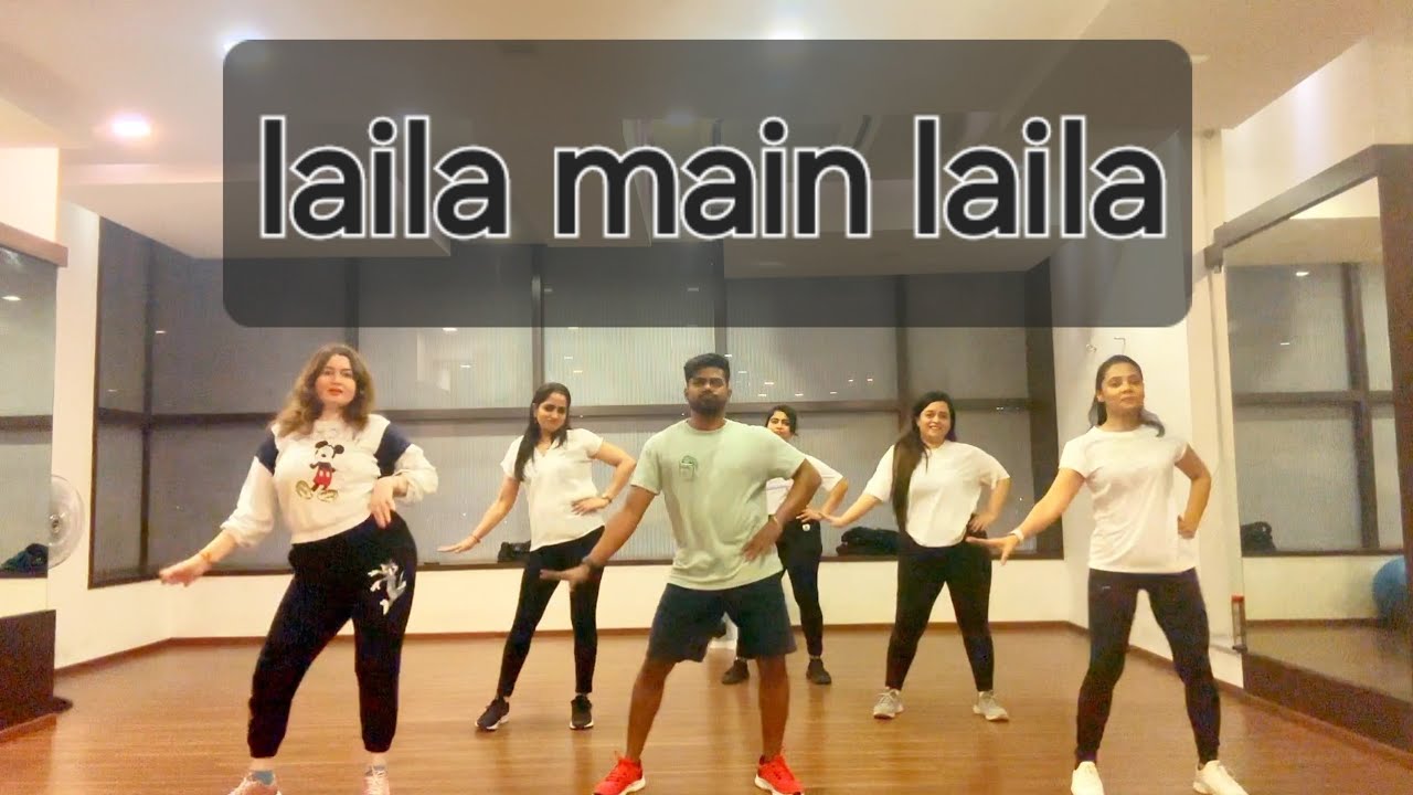 laila main laila zumba dance|zumba|lail|bollywood|karthykeyan