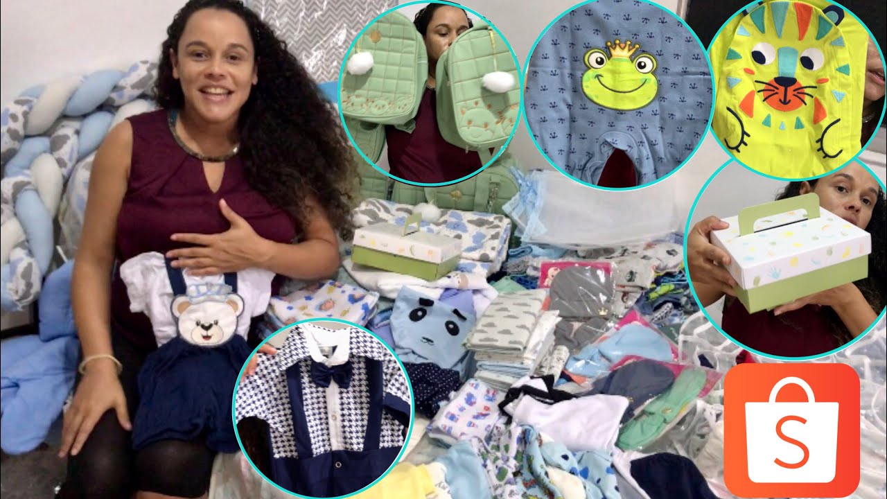 ENXOVAL DE BEBÊ NA SHOPEE | com Valores! Valeu a pena?