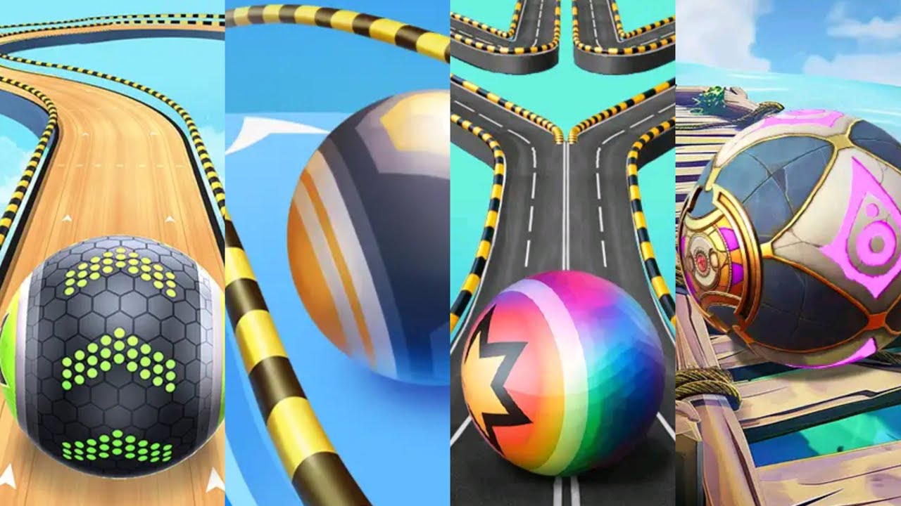 Going Balls - SpeedRun Challenge VS Action Balls,Rolling Balls, Temple Rolling Balls Walkthrough 610