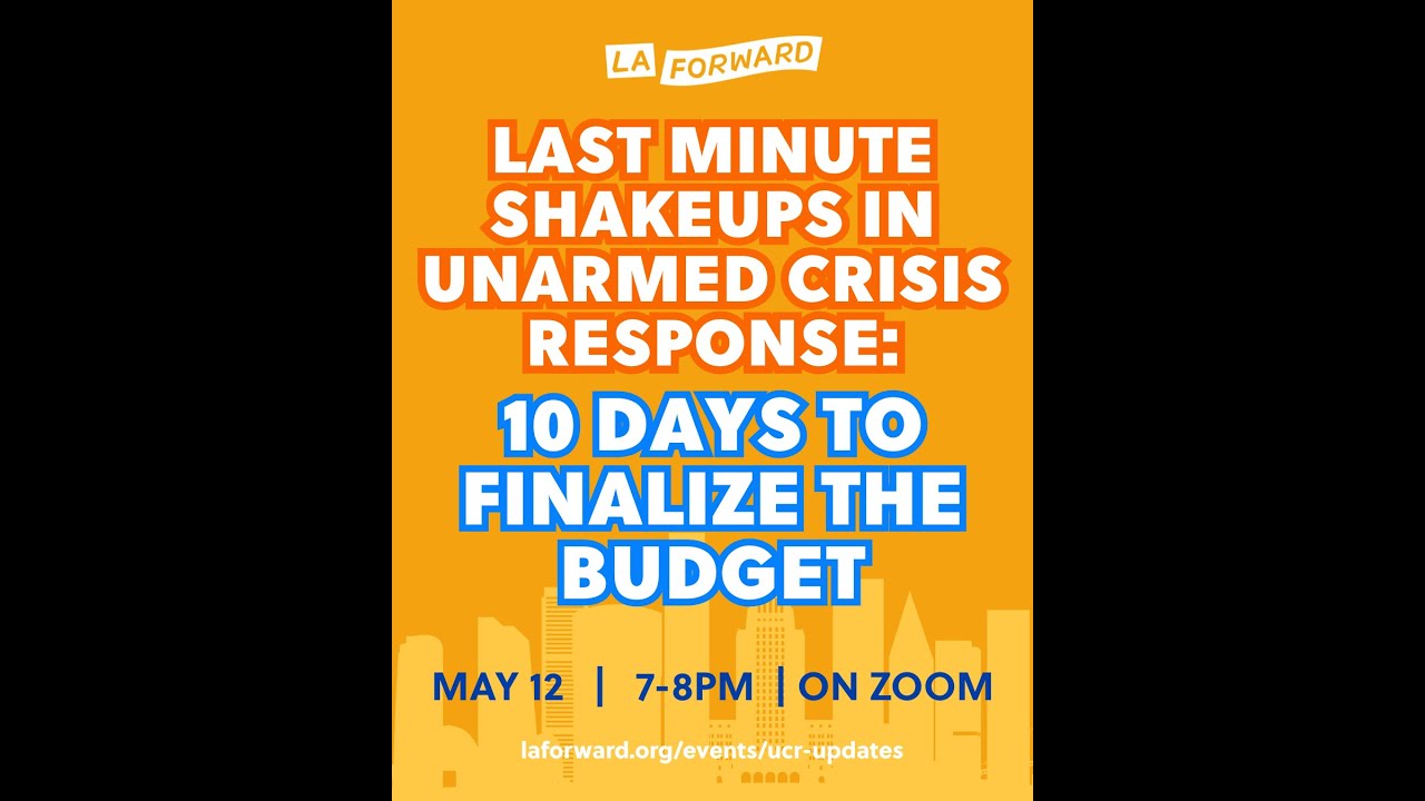 Last Minute Shake-Ups in Unarmed Crisis Response and Community Safety