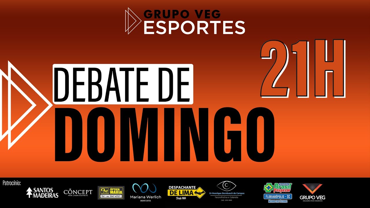 DEBATE DE DOMINGO  - AO VIVO