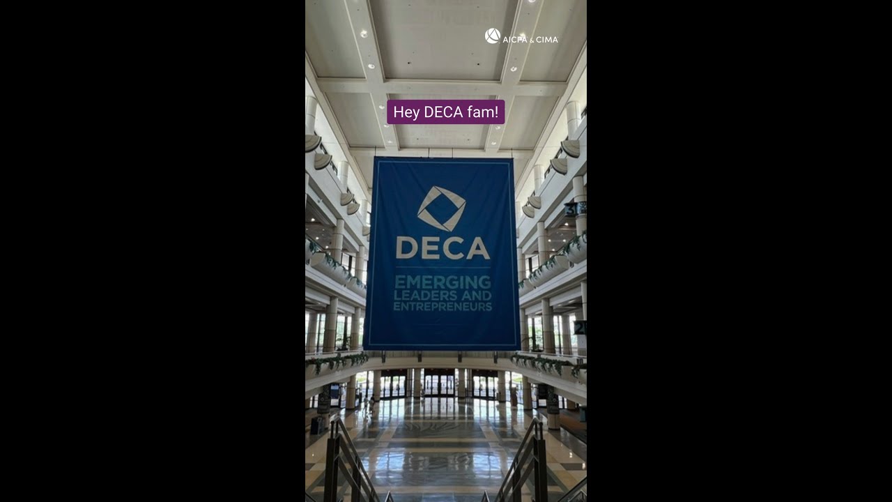 AICPA Booth #426 at DECA ICDC