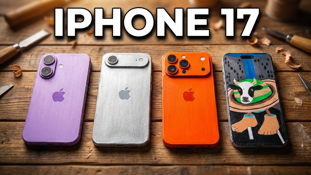 Как сделать все iPhone 17 из картона | Инструкция