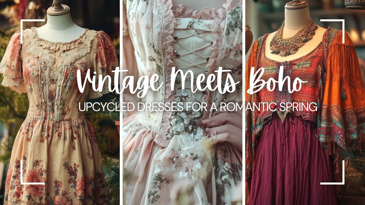 Vintage Meets Boho: Upcycled Dresses for a Romantic Spring