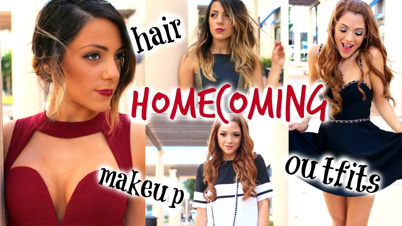 Homecoming | Hairstyles, Make-Up Looks, + Dress Ideas with Niki and Gabi!